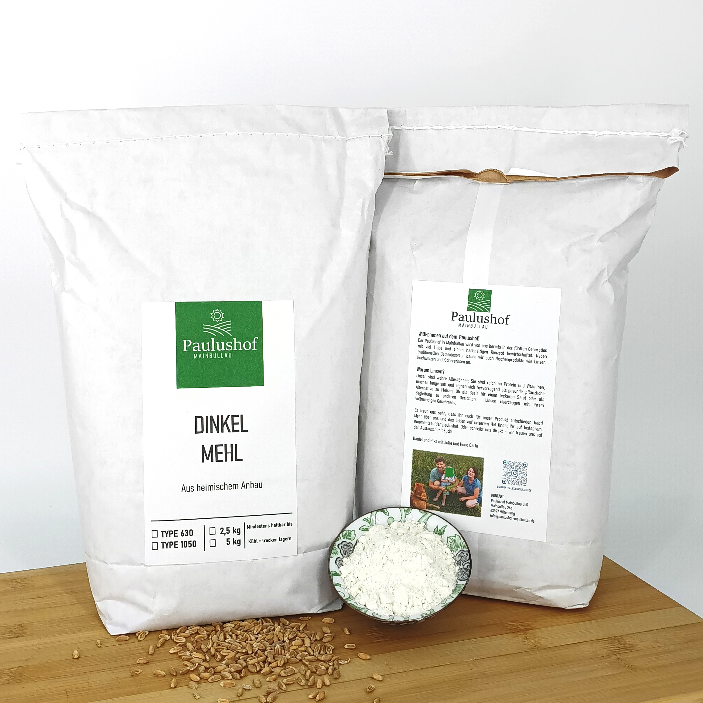 Dinkelmehl Type 630 regional naturbelassen – Bild 2