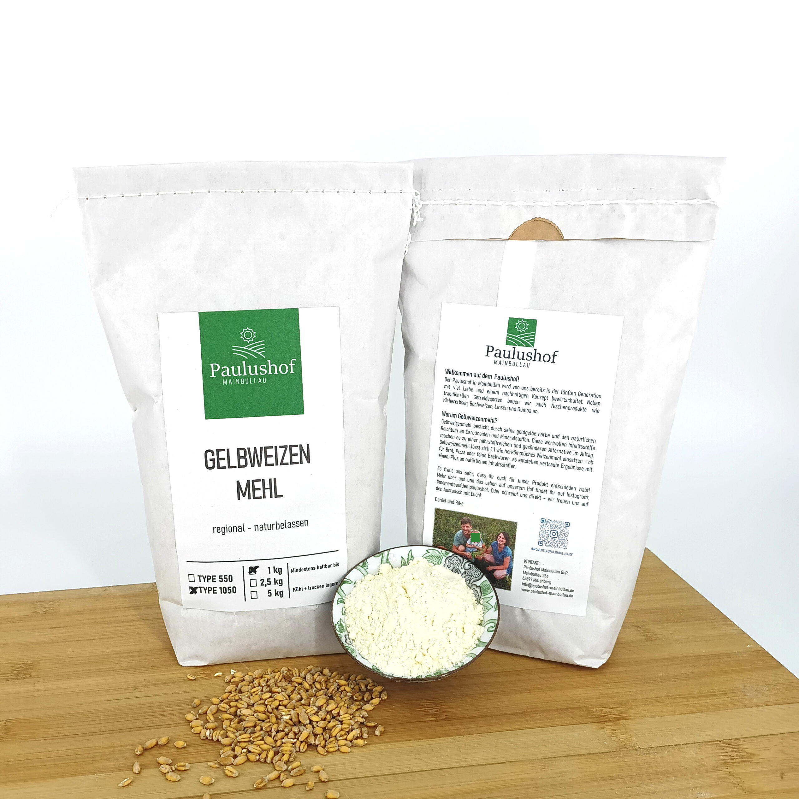 Gelbweizenmehl Type 1050 regional naturbelassen – Bild 2