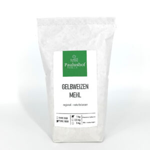 Gelbweizenmehl Type 1050 regional naturbelassen