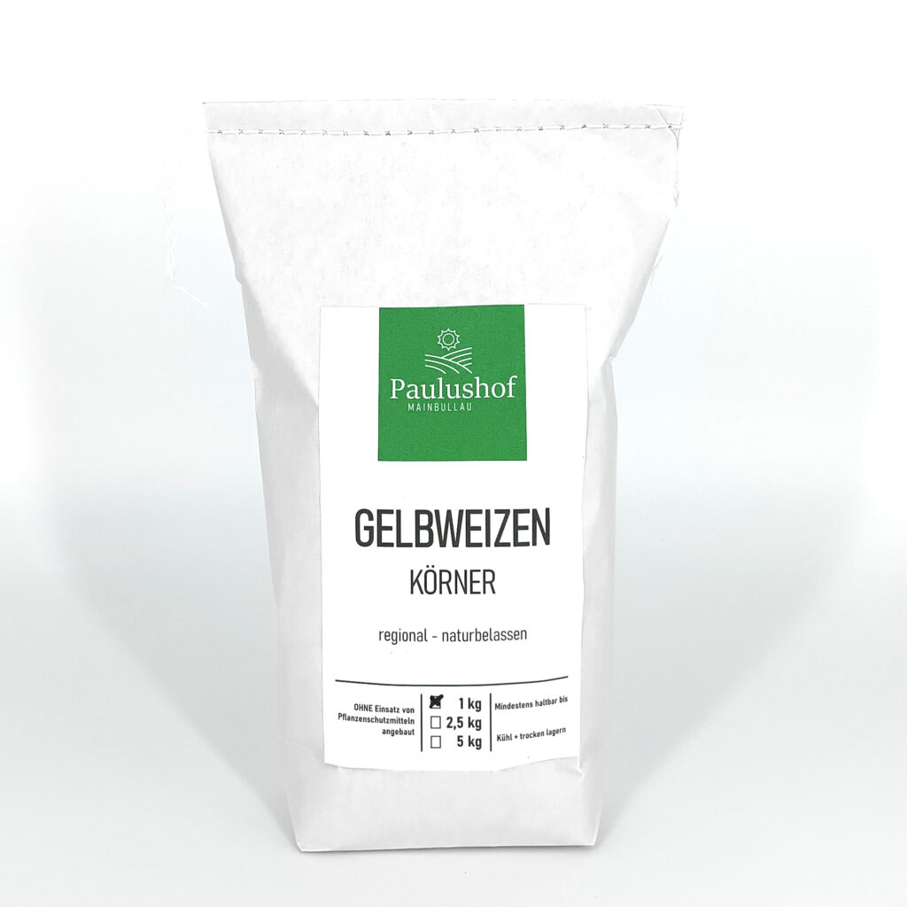 Gelbweizenkörner regional naturbelassen